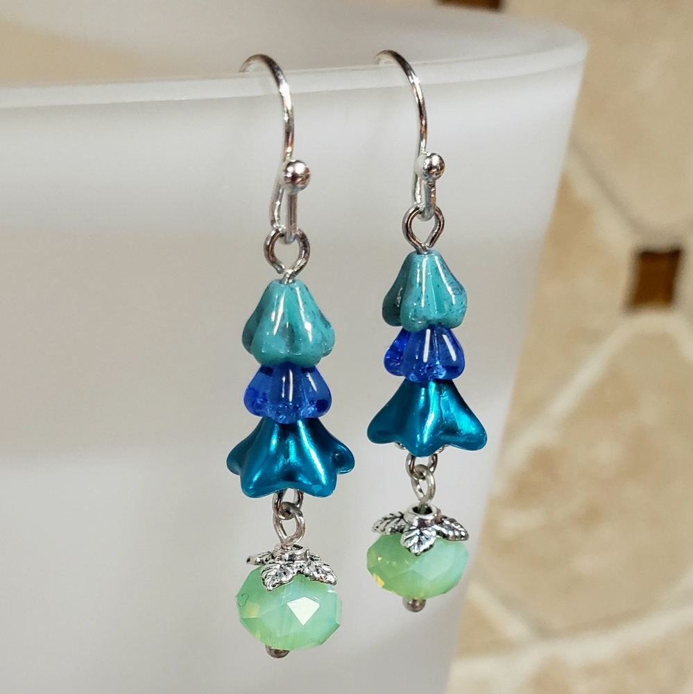 Blue Faerie Handcrafted Earrings